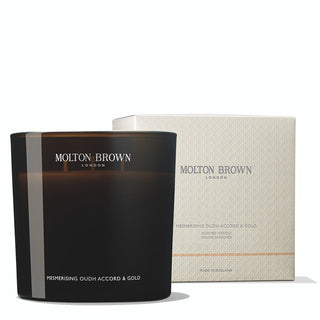 MESMERISING OUDH ACCORD & GOLD CANDELA A TRE STOPPINI