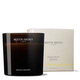 ORANGE & BERGAMOT CANDELA A TRE STOPPINI