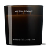 MESMERISING OUDH ACCORD & GOLD CANDELA A TRE STOPPINI