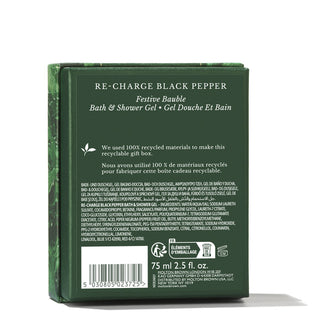 RE-CHARGE BLACK PEPPER FESTIVE BAUBLE